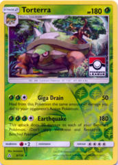 Torterra - 9/156 - Reverse Holo Pokemon League Promo